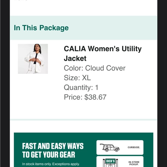 NWOT CALIA Women's Utility Jacket - Picture 10 of 10